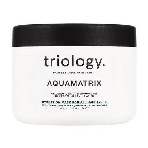 Зволожувальна маска для всіх типів волосся triology. aquamatrix 330 мл. 00083 фото