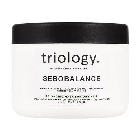 Балансувальна маска для волосся схильного до жирності triology. sebobalance 330 мл. 00084 фото