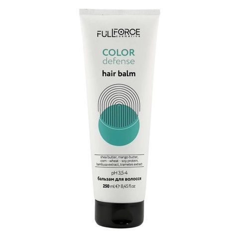 Бальзам збереження кольору full force color defense hair balm 250 мл. 00033 фото