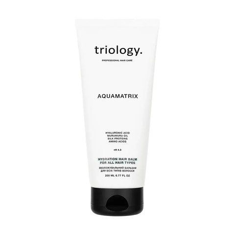 Увлажняющий бальзам для всех типов волос triology. aquamatrix 200мл. 00079 фото